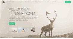 Desktop Screenshot of jeger-prover.no